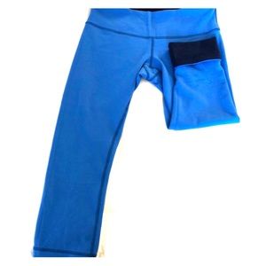 Lululemon reversible wunder under crop legging